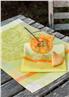 Provence in Lemon-grass jacquard *coated table linens