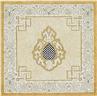Adagio french tablecloth in gris (grey) by Beauville