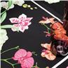 Orchidees french towel in Black