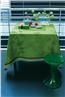 Jardin Exotique garden table linen in Moss Green 