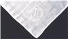 Madeira Monogram Initial White Handkerchief