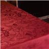 Myriade in Prune coated tablecloth