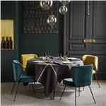 amoiries black linen Tablecloth