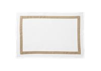Lowell placemat champagne
