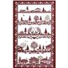 Chalets Enchantes in red or in blue by Beauville