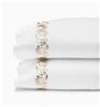 Tralcio embroidery Standard pair pillowcases by Sferra