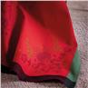 Feerie Holiday Table Linens red by Le Jacquard Francais