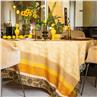 Gipsy yellow Table Linens by Le Jacquard Francais