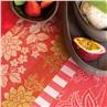 Gipsy rubis red Table Linens by Le Jacquard Francais