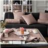 Romance brown Linen Table Linens by Le Jacquard Francais