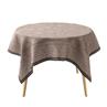 Romance brown Linen Table Linens by Le Jacquard Francais