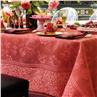 Romance red Linen Table Linens by Le Jacquard Francais