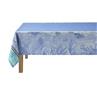 Sinharaja blue Coated cotton Table Linens by Le Jacquard Francais