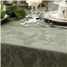 Tivoli green Linen Table Linens by Le Jacquard Francais