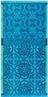 Santorin turquoise beach towels by Le Jacquard Francais