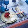 Gipsy azure Table Linens by Le Jacquard Francais