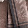 Romance brown Linen Table Linens by Le Jacquard Francais