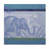 Sinharaja blue Coated cotton Table Linens by Le Jacquard Francais