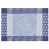 Nature Urbaine electric blue Coated Cotton sale items by Le Jacquard Francais