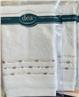 Sole Fingertip Guest Towels set of 2 white/almond embroidery