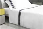 Tivoli white and blue sheet sets signoria