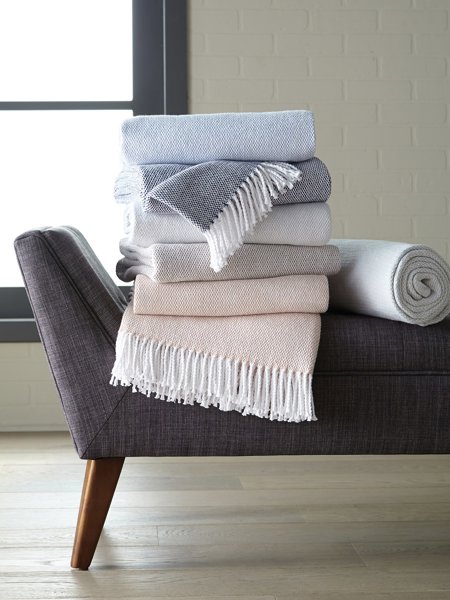 Terzo throw blankets by Sferra