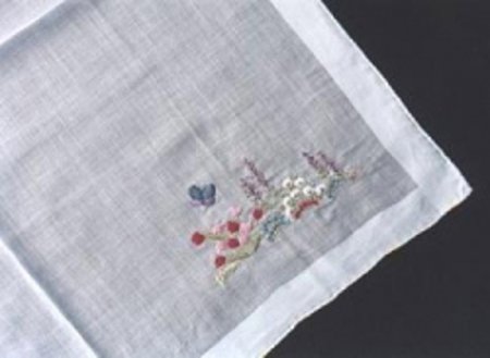 Butterfly Garden for Embroidery Handkerchief
