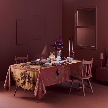 Hortensias Rouille Table Linens by Garnier Thiebaut