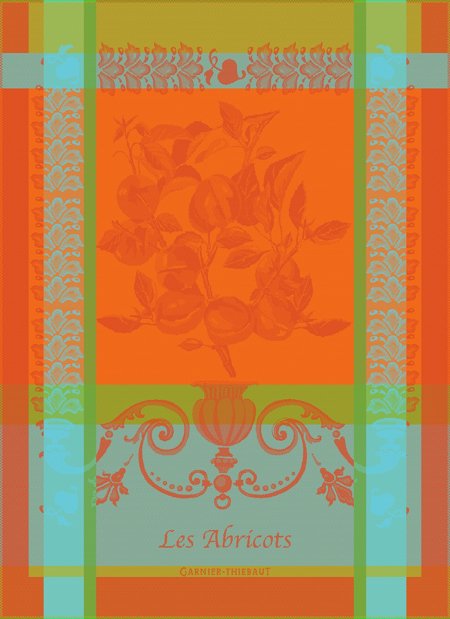 Abricots French towel by Garnier Thiebaut