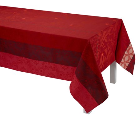 Bahia red last call sale items by Le Jacquard Francais