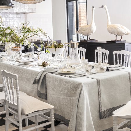 Evasion Celeste grey by Le Jacquard Francais