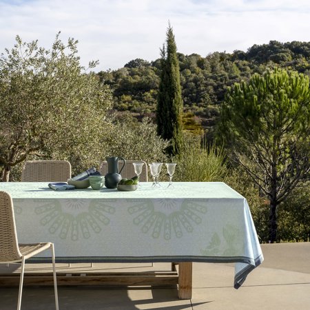 Jardin d Orient light green by Le Jacquard Francais