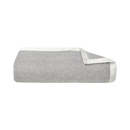 Nymphe silver Cashmere Blanket Yves Delorme