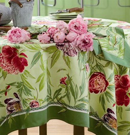 Pivoines Tablecloth by Beauville