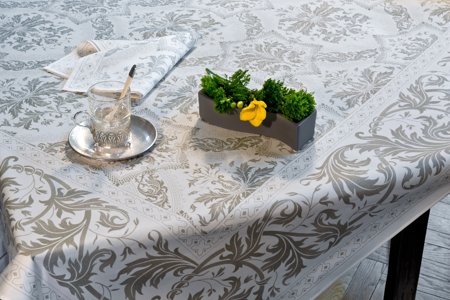 Beauville St Tropez 67x67 sized Tablecloths Grey sale by Beauville