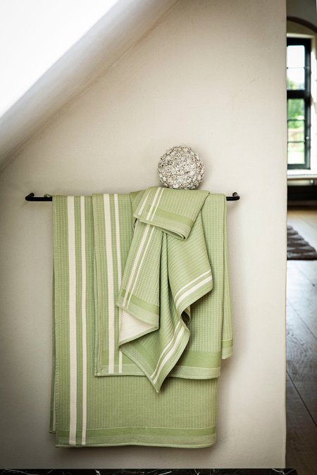 Duetto green by Le Jacquard Francais