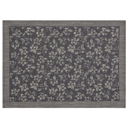 Slow Life Carbon coated placemats by Le Jacquard Francais