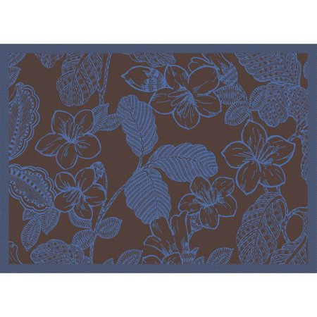 Sulawesi indigo coated Placemats by Le Jacquard Francais
