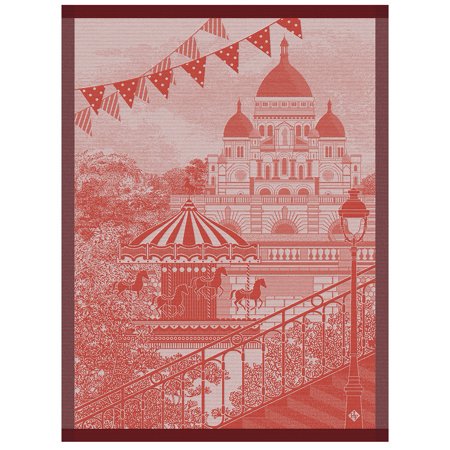 Promenade Parisienne French towel by Le Jacquard Francais