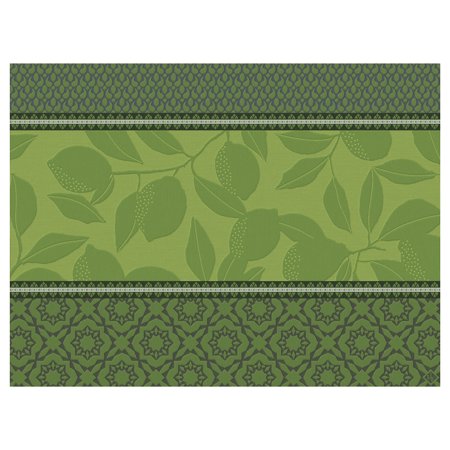 Sous les Citronniers in vert or in jaune by Le Jacquard Francais
