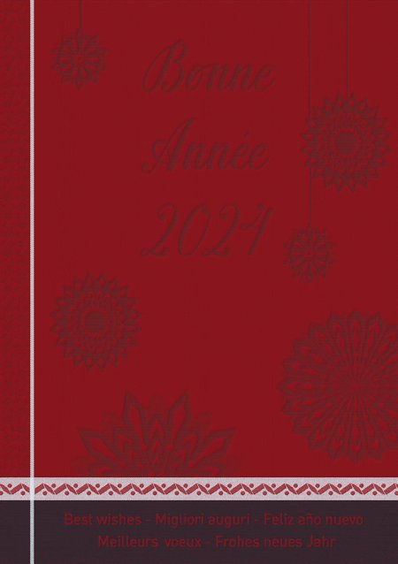 Vouex 2024 hand towel by Le Jacquard Francais