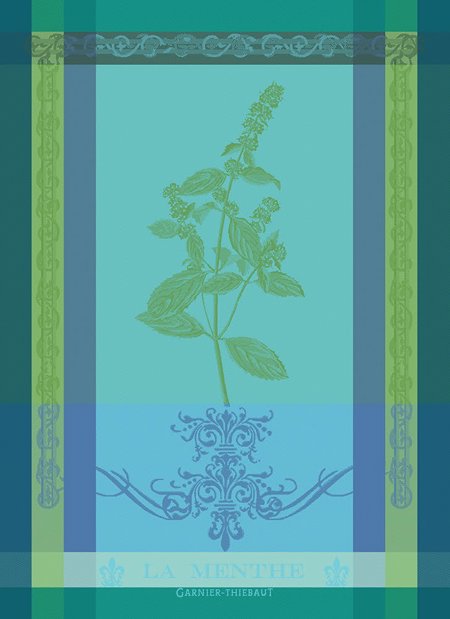 Brin de Menthe chloryphylle Towel by Garnier Thiebaut