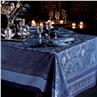 Persina crepuscule blue French Tablecloth by Garnier Thiebaut