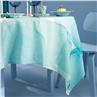 Aqua mineral linen/cotton Tablecloth by Garnier Thiebaut