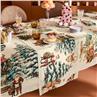 Bonhommes de Neige linen/cotton Tablecloth by Garnier Thiebaut