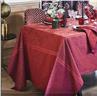 Cassandre grenat red 69x143 Tablecloth by Garnier Thiebaut