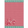 Sous les Etoiles red towel by Jacquard Francais