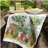 Jardin Provencal French towel by Garnier Thiebaut