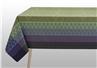 Bastide vert green coated Table Linens by Le Jacquard Francais