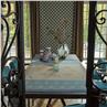 Cabaret peacock Table Linens sale by Jacquard Francais